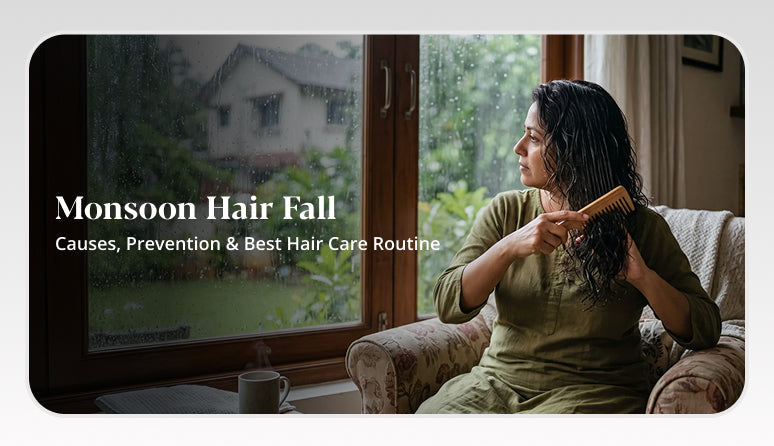 Monsoon Hair Fall: Causes, Prevention & Best Hair Care Routine