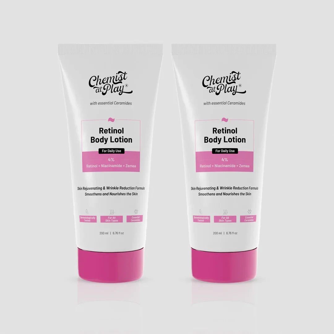 4% Retinol Body Lotion for Anti-Aging & Firm Skin - 200 ml | Pack of 2