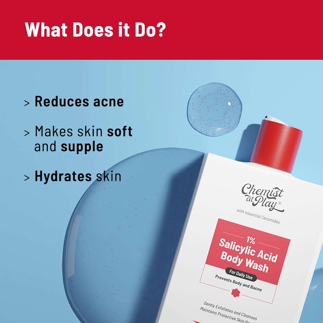 Daily Acne Control Combo | Acne Control Body Wash - 236 ml & Face Wash - 100 ml)