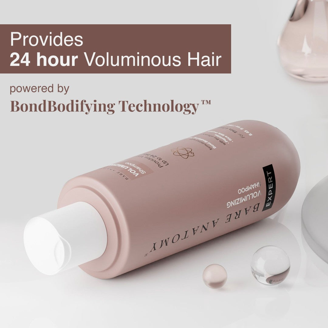 Volumizing Shampoo With Rice Milk Protein & Peptides - 250 ml | Pack of 3