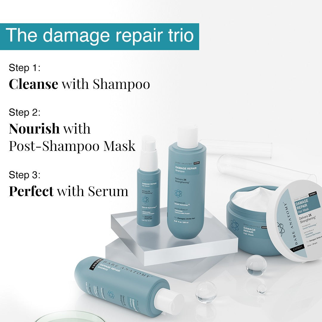 Damage Repair Hair Mask With Ceramide A2 & Coconut Milk Protein - 250 gm | Pack of 2