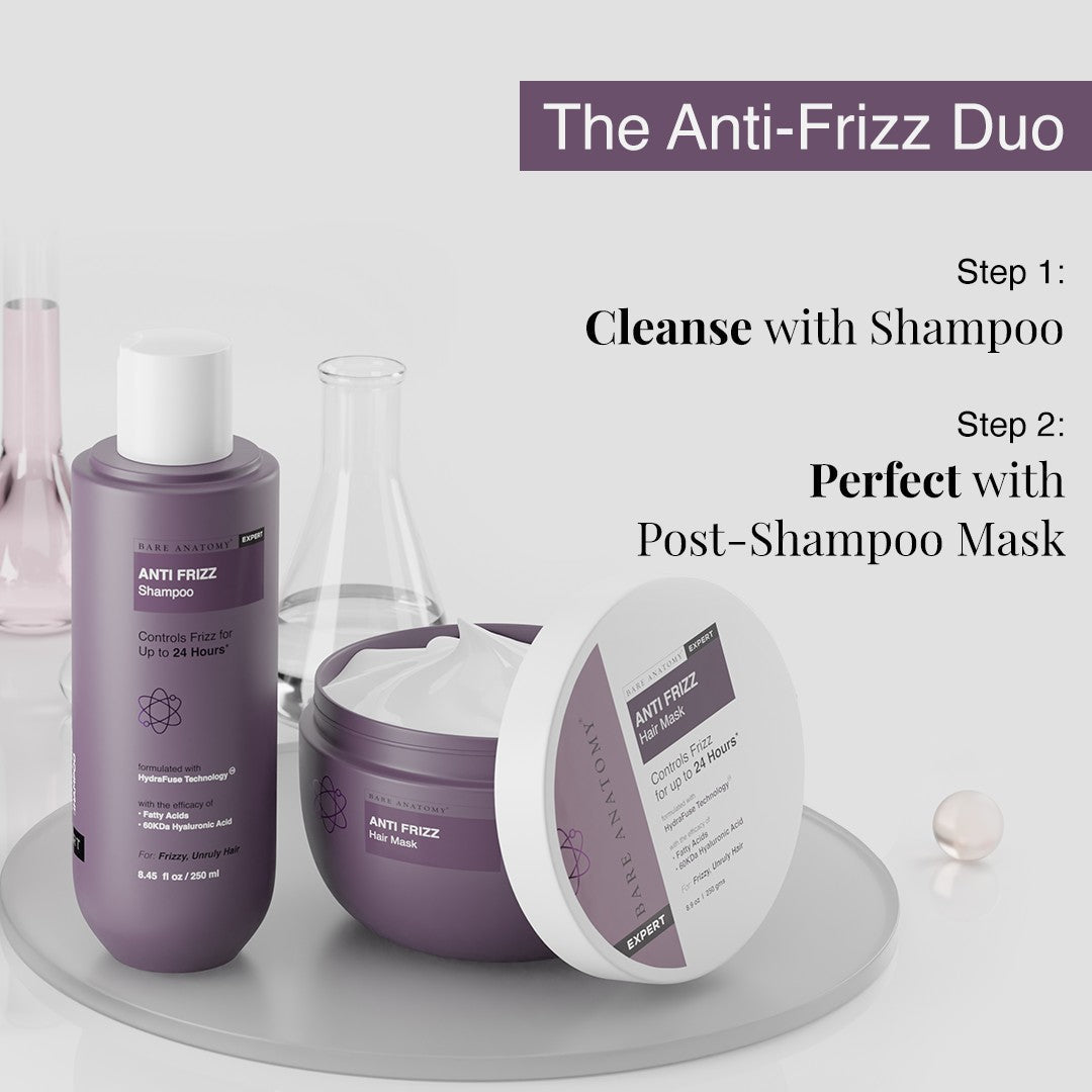 Anti-Frizz Shampoo With Rice Protein & Hyaluronic Acid - 250 ml