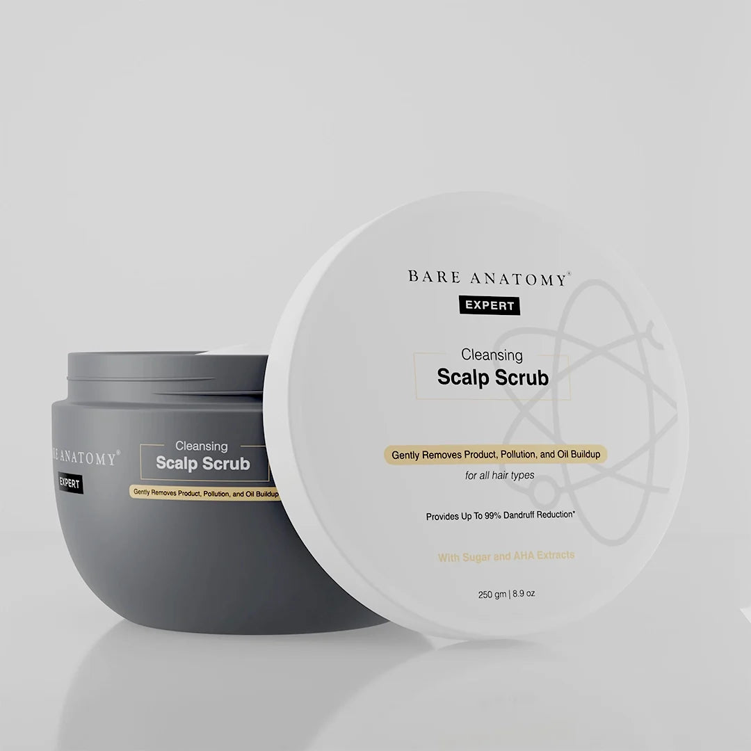Cleansing Scalp Scrub With Natural AHAs and Sugar Exfoliant - 250 gm
