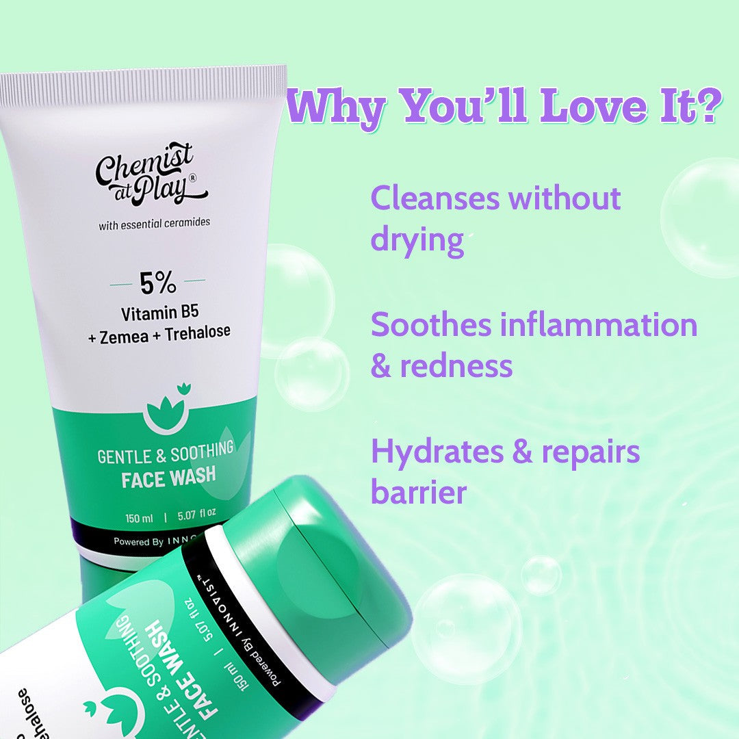 Gentle & Soothing Face Wash with Vitamin E & Zemea - 150 ml