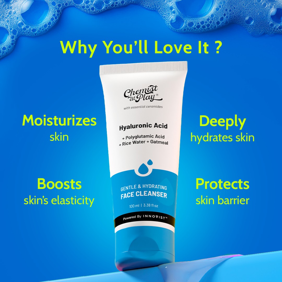 Gentle & Hydrating Face Cleanser with Rice Water & Oatmeal - 100 ml