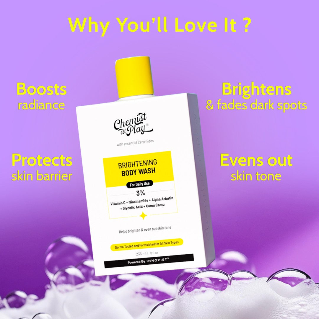 Brightening Body Wash With Vitamin C for Bright & Glowing Skin - 236 ml | Pack of 2