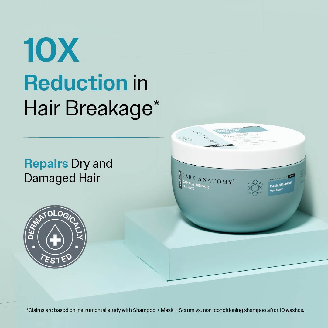 Damage Repair Hair Mask With Ceramide A2 & Coconut Milk Protein - 250 gm