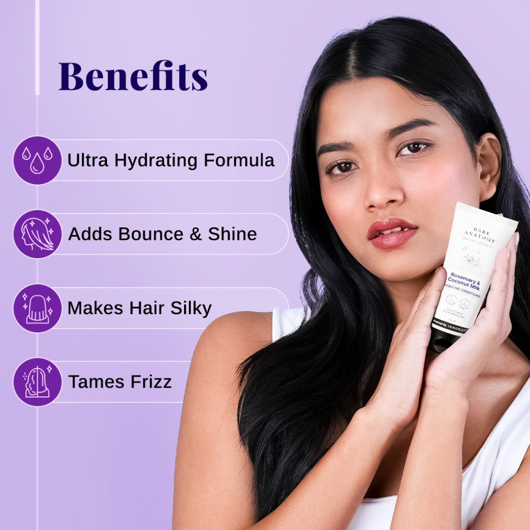 Daily Hydration Duo | Rosemary & Coconut Milk Shampoo 200ml & Conditioner 150ml