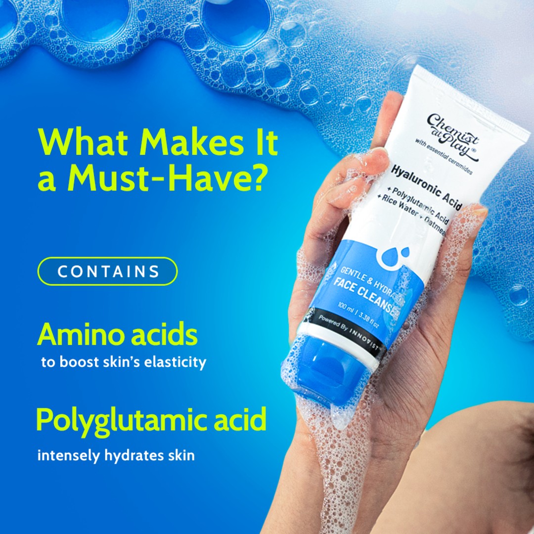 Gentle & Hydrating Face Cleanser with Rice Water & Oatmeal - 100 ml