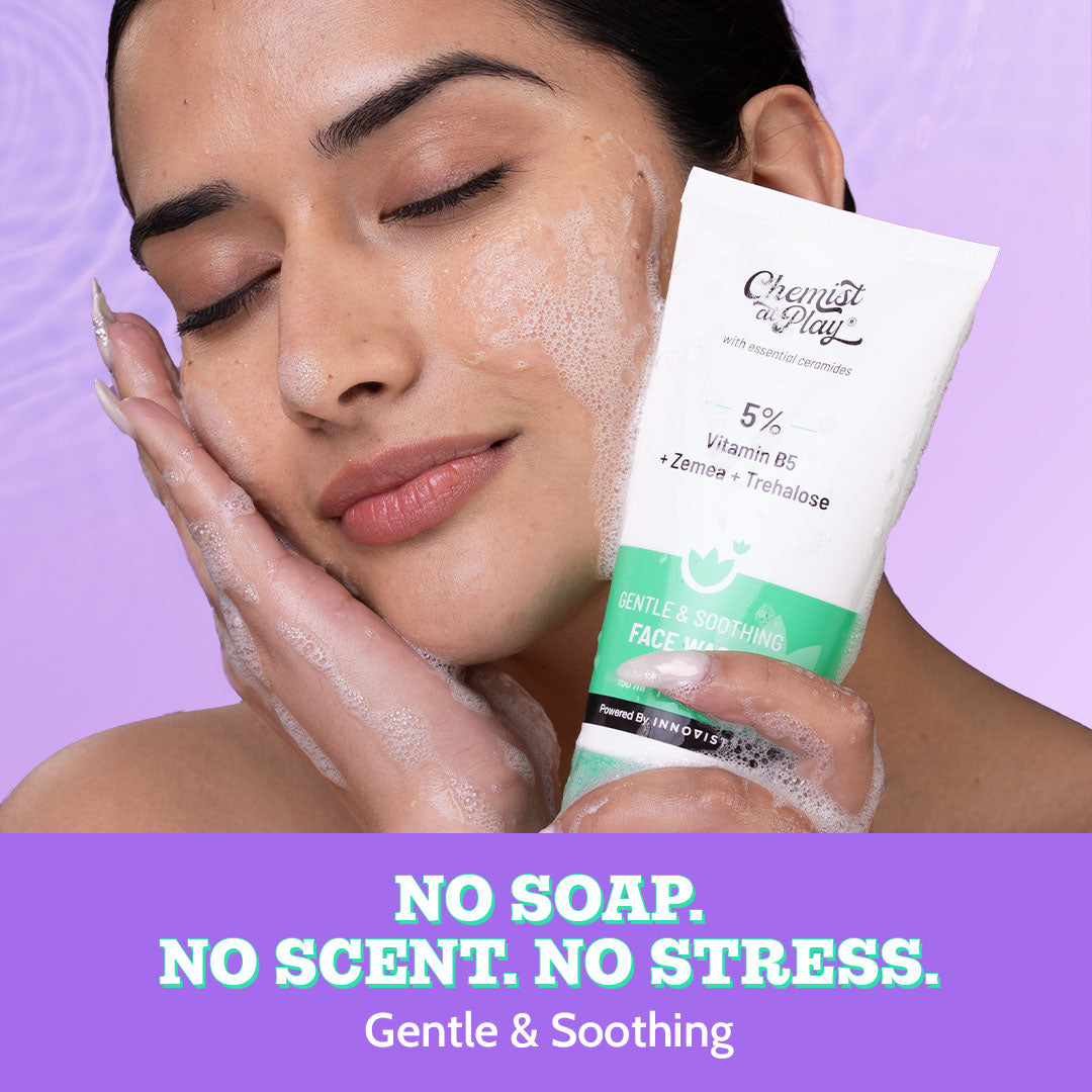 Gentle & Soothing Face Wash with Vitamin E & Zemea - 150 ml