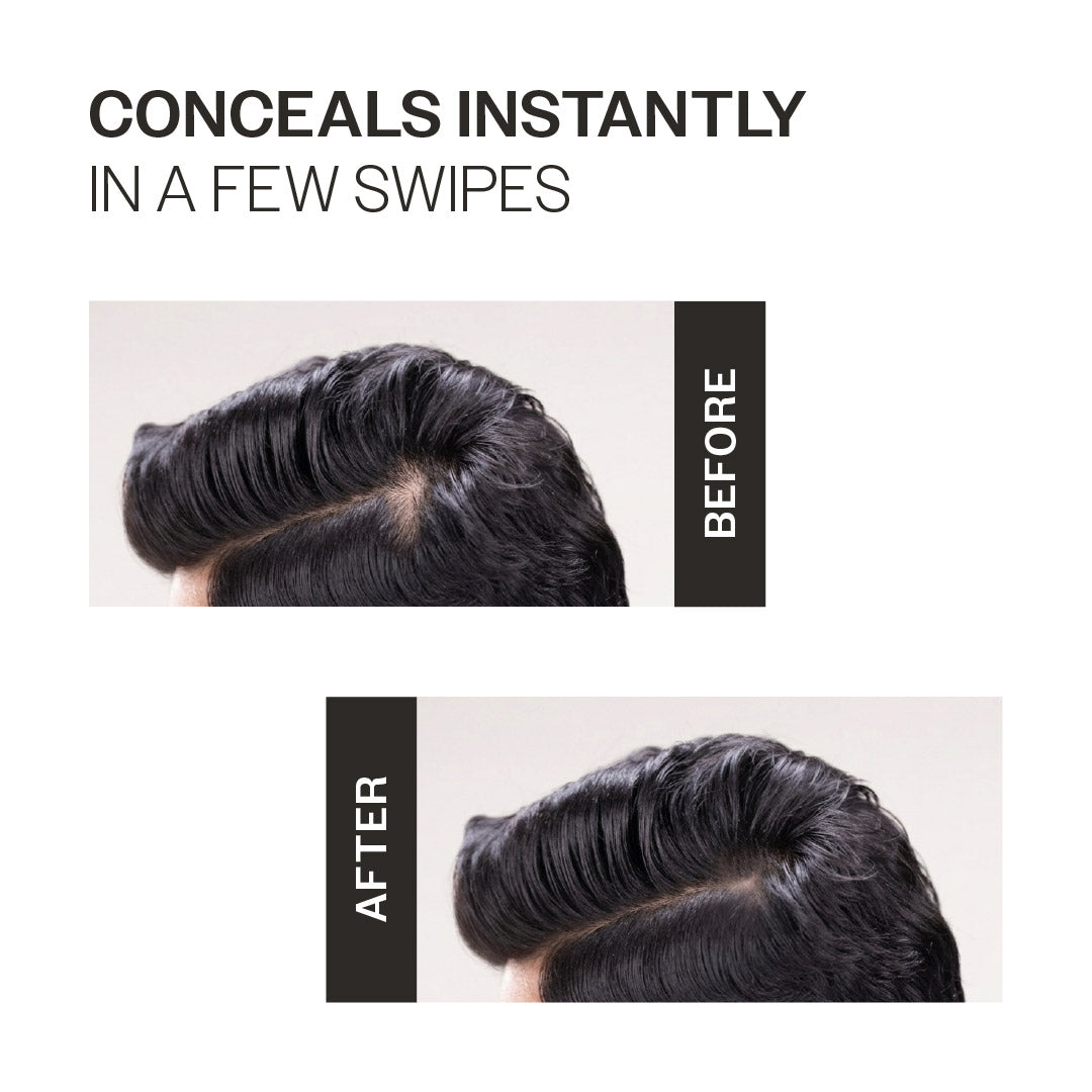 Instant Hair Cover-Up Powder Black Color - 4 g