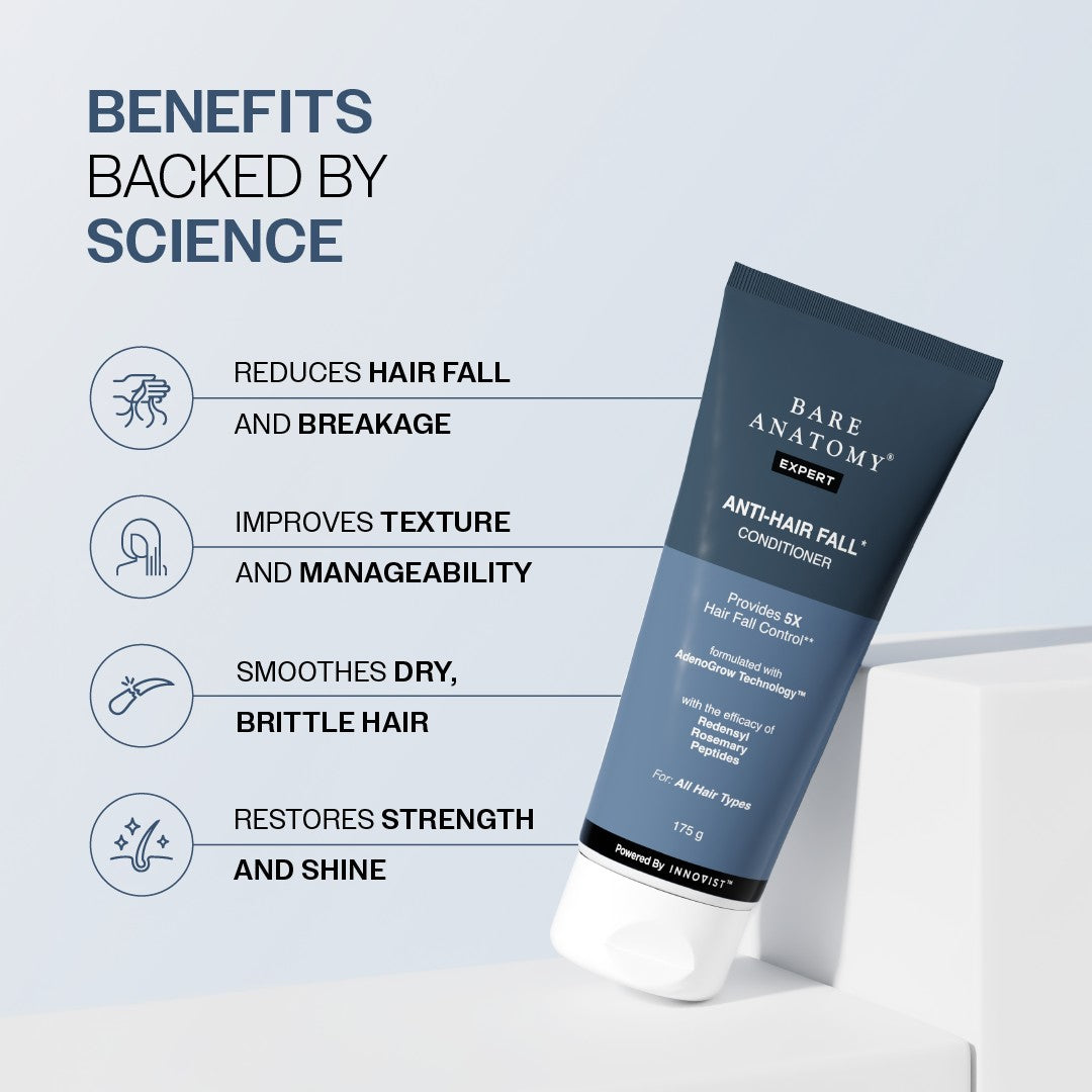 Anti-Hair Fall Conditioner With Redensyl, Rosemary & Peptides - 175 gm | Pack of 2