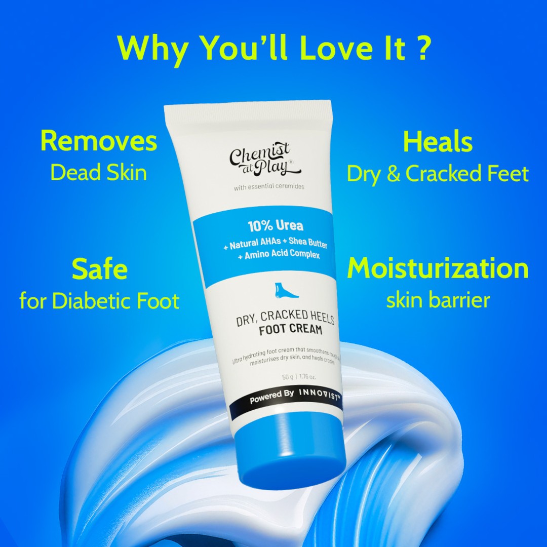 10% Urea Foot Cream for Cracked Heels & Diabetic Foot