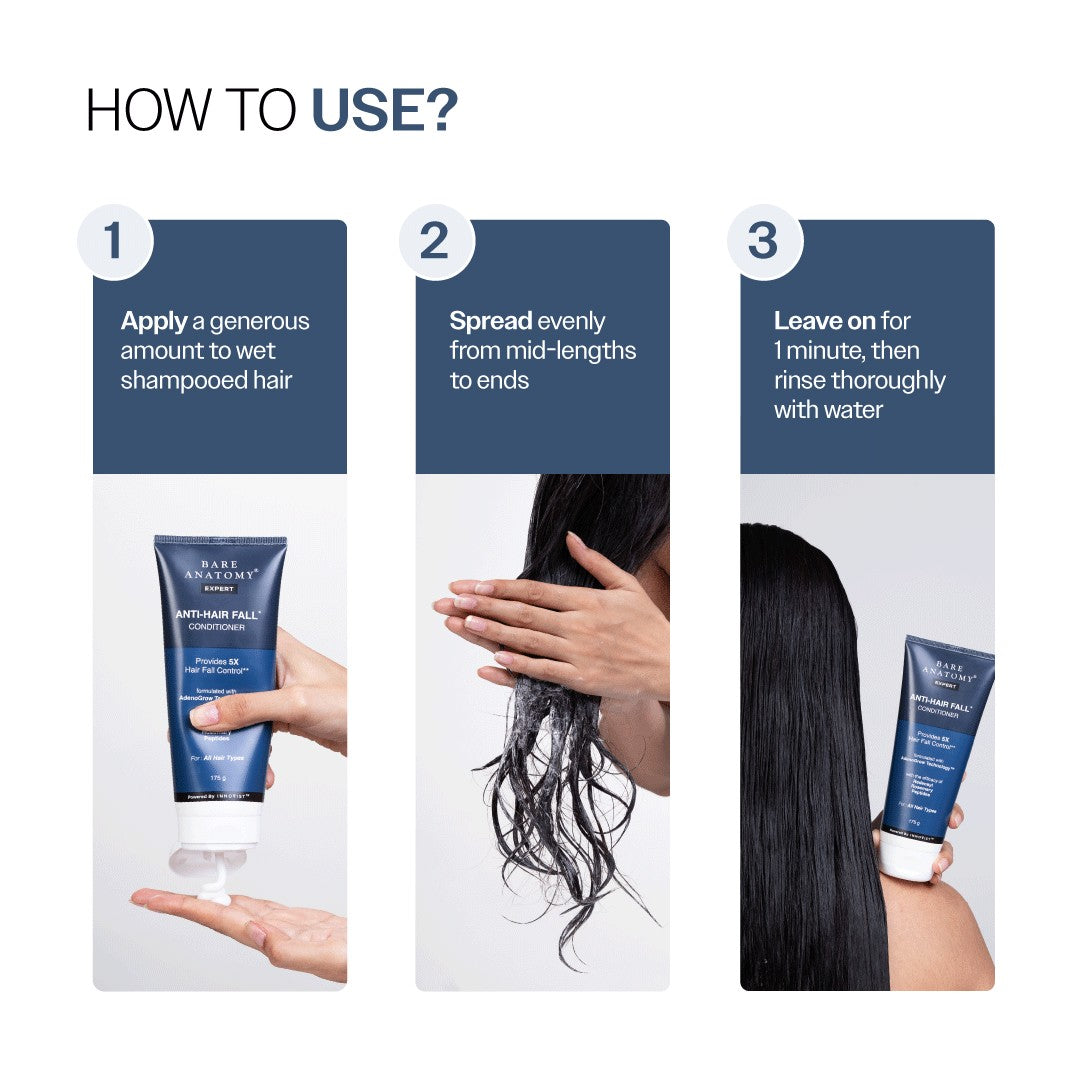 Anti-Hair Fall Conditioner With Redensyl, Rosemary & Peptides - 175 gm