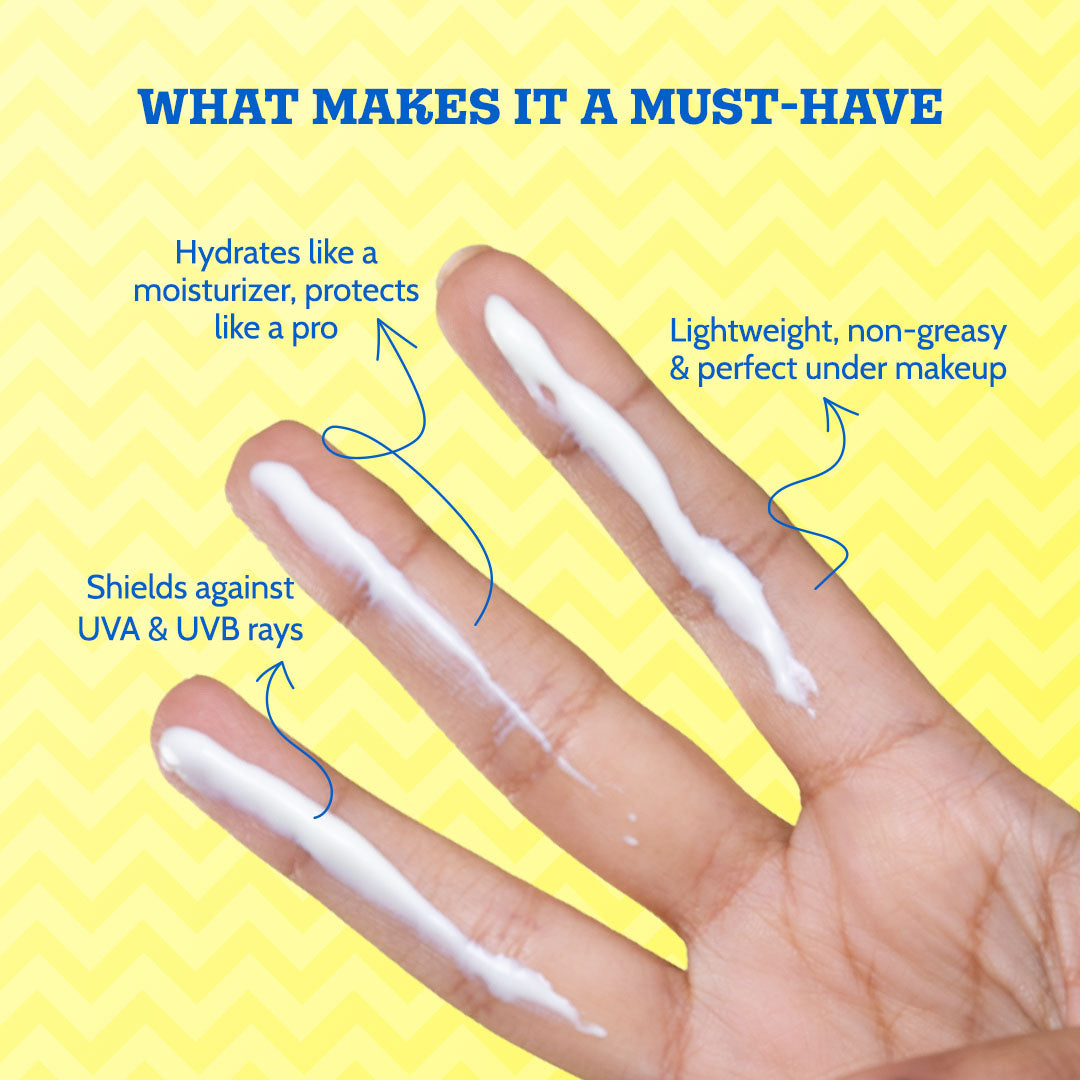 1% Hyaluronic Acid Gel Sunscreen For Deep Hydration | SPF 50+ PA++++ - 45 gm