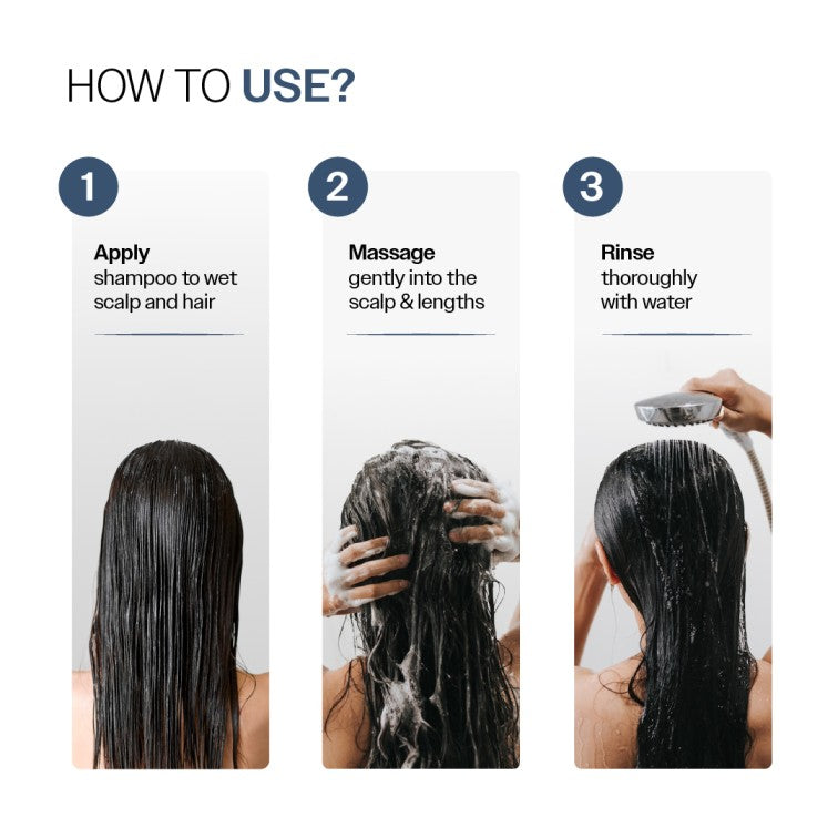 Anti-Hair Fall Shampoo With Adenosine & Peptides for Hair Fall Control - 250 ml