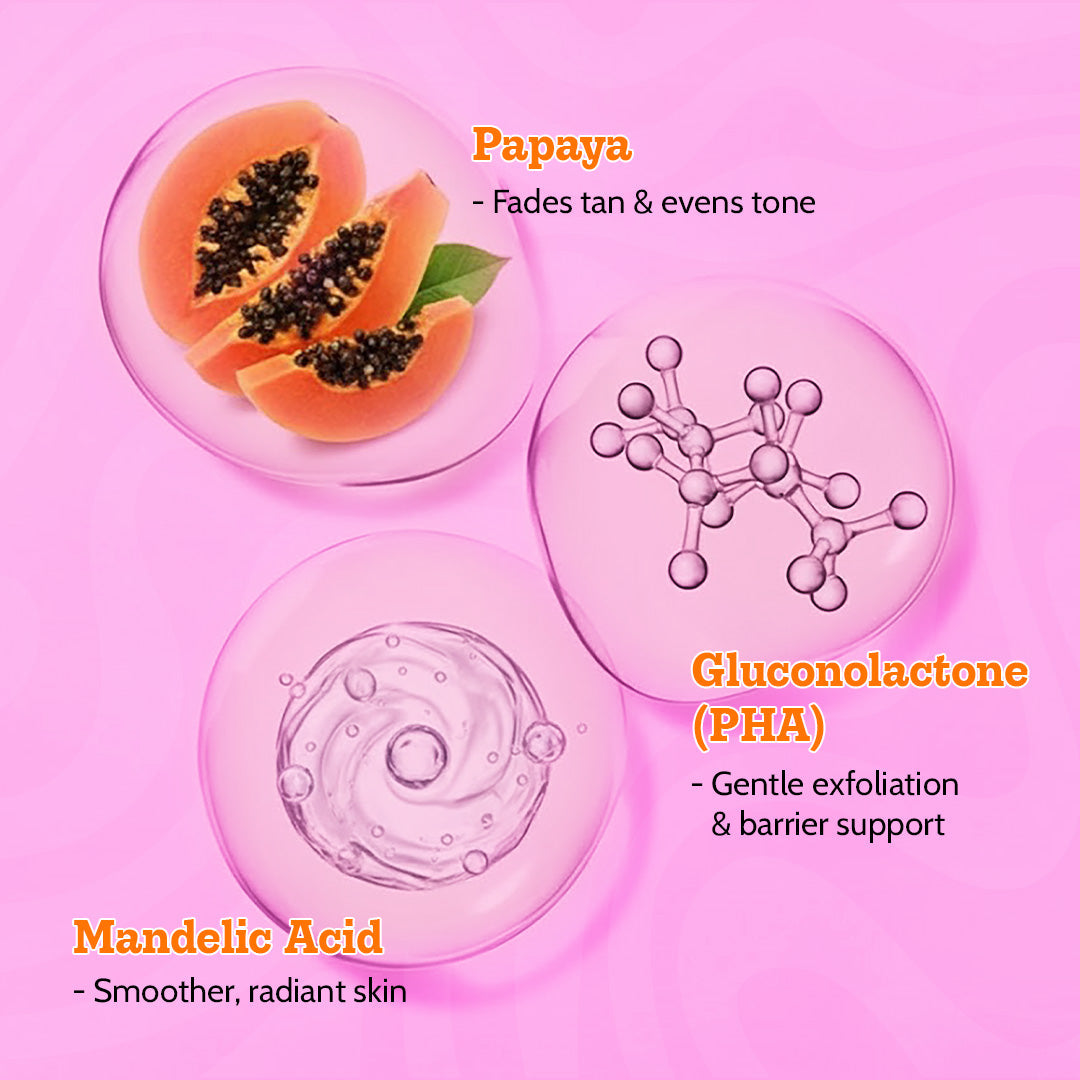 Detan & Glow Duo | Exfoliating Body Wash & Gentle Exfoliating Face Wash