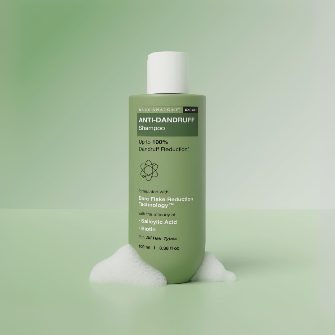 Anti Dandruff Shampoo With Salicylic Acid, Piroctone Olamine & Biotin - 100 ml