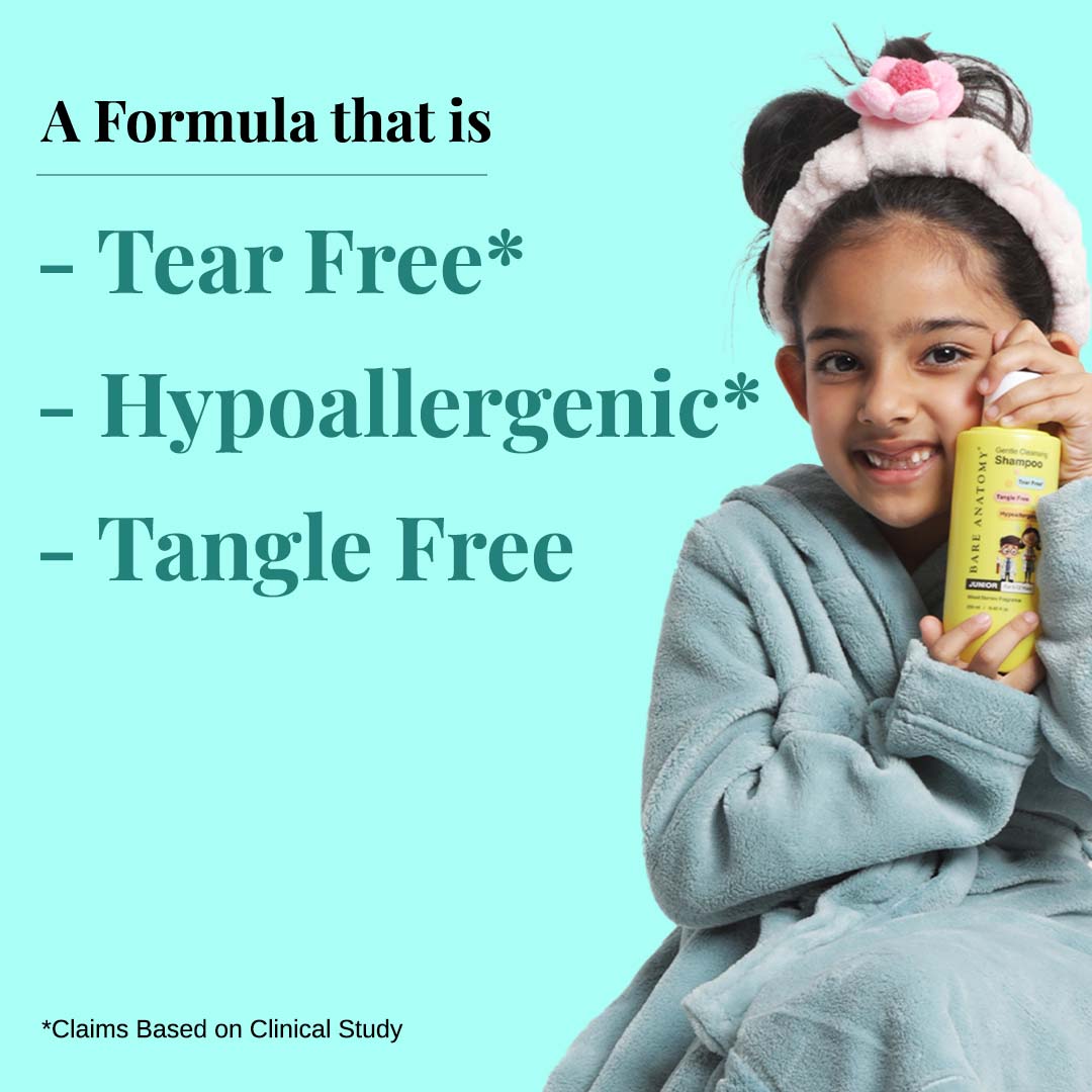 Gentle Cleansing Kids Shampoo With Almond Oil & Coconut Milk Protein- 250 ml | Pack of 2