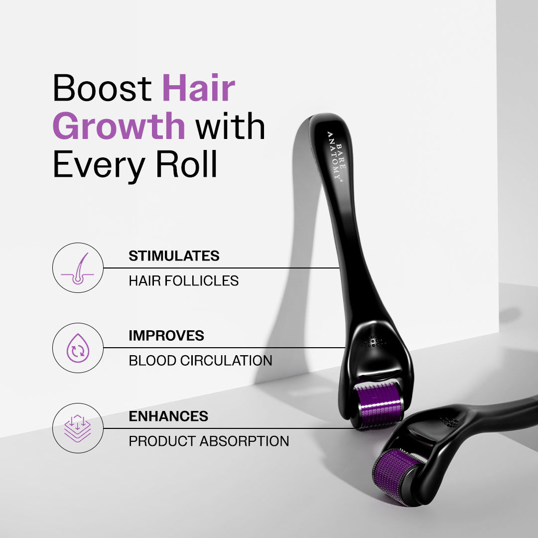 Derma Roller 0.5mm For Hair Growth and Density