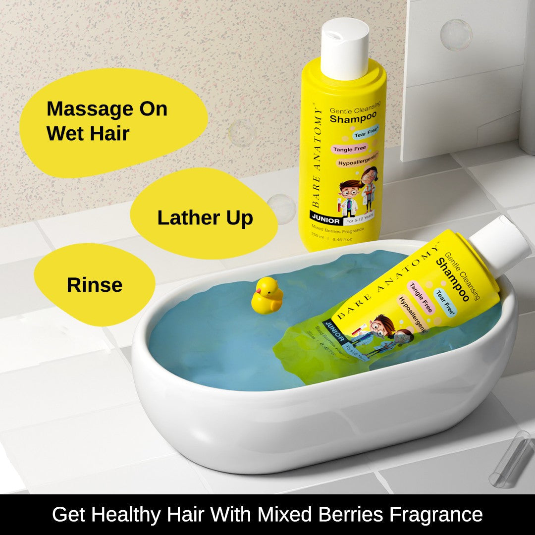 Gentle Cleansing Kids Shampoo With Almond Oil & Coconut Milk Protein- 250 ml | Pack of 2