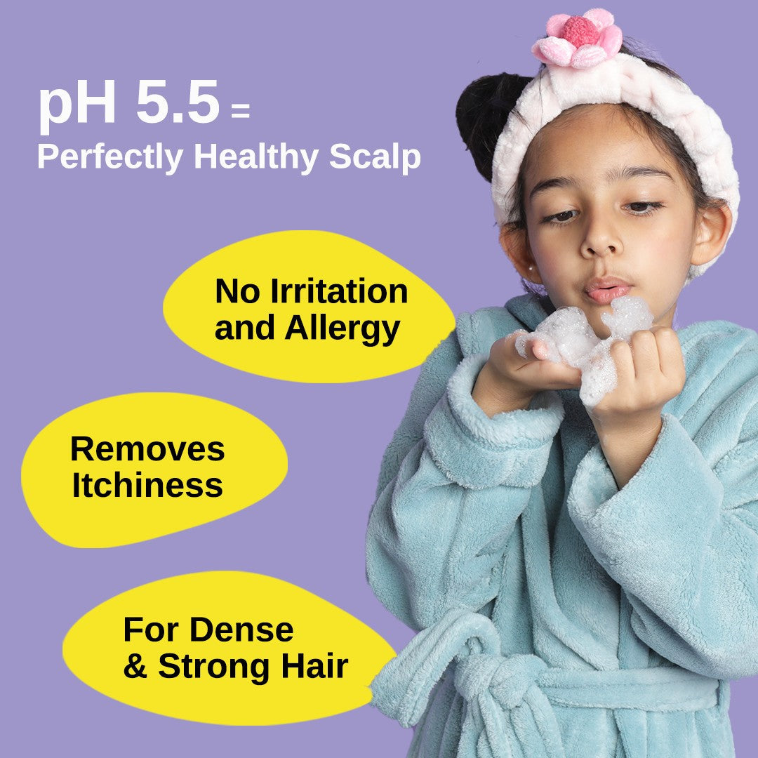 Gentle Cleansing Kids Shampoo With Almond Oil & Coconut Milk Protein- 250 ml | Pack of 2