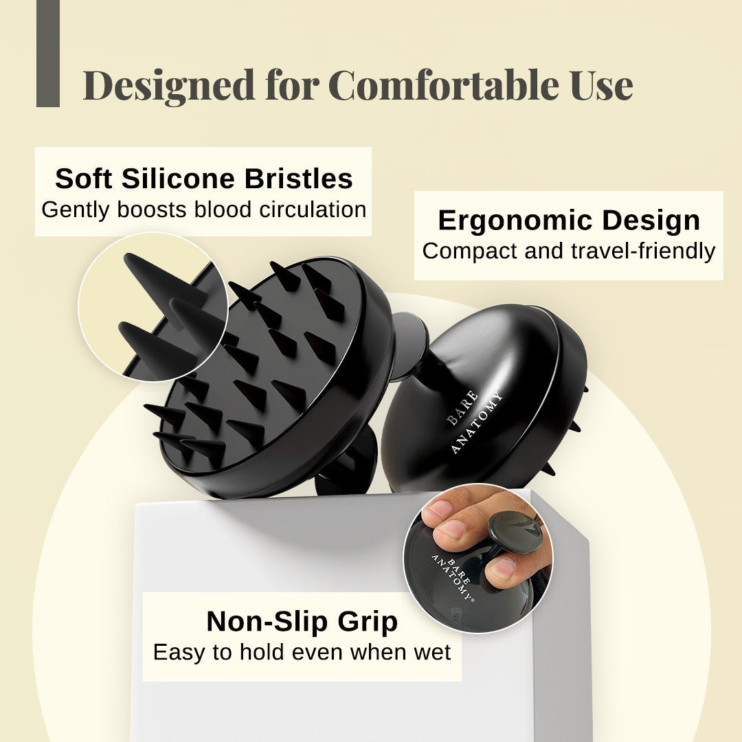 Scalp Massager For Hair Growth, Scalp Exfoliation & Deep Cleansing