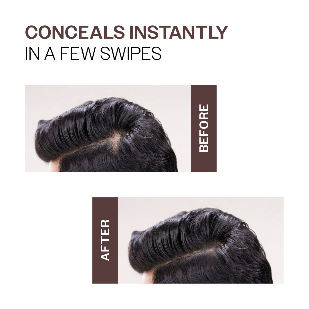 Instant Hair Cover-Up Powder Brown Color - 4 gm