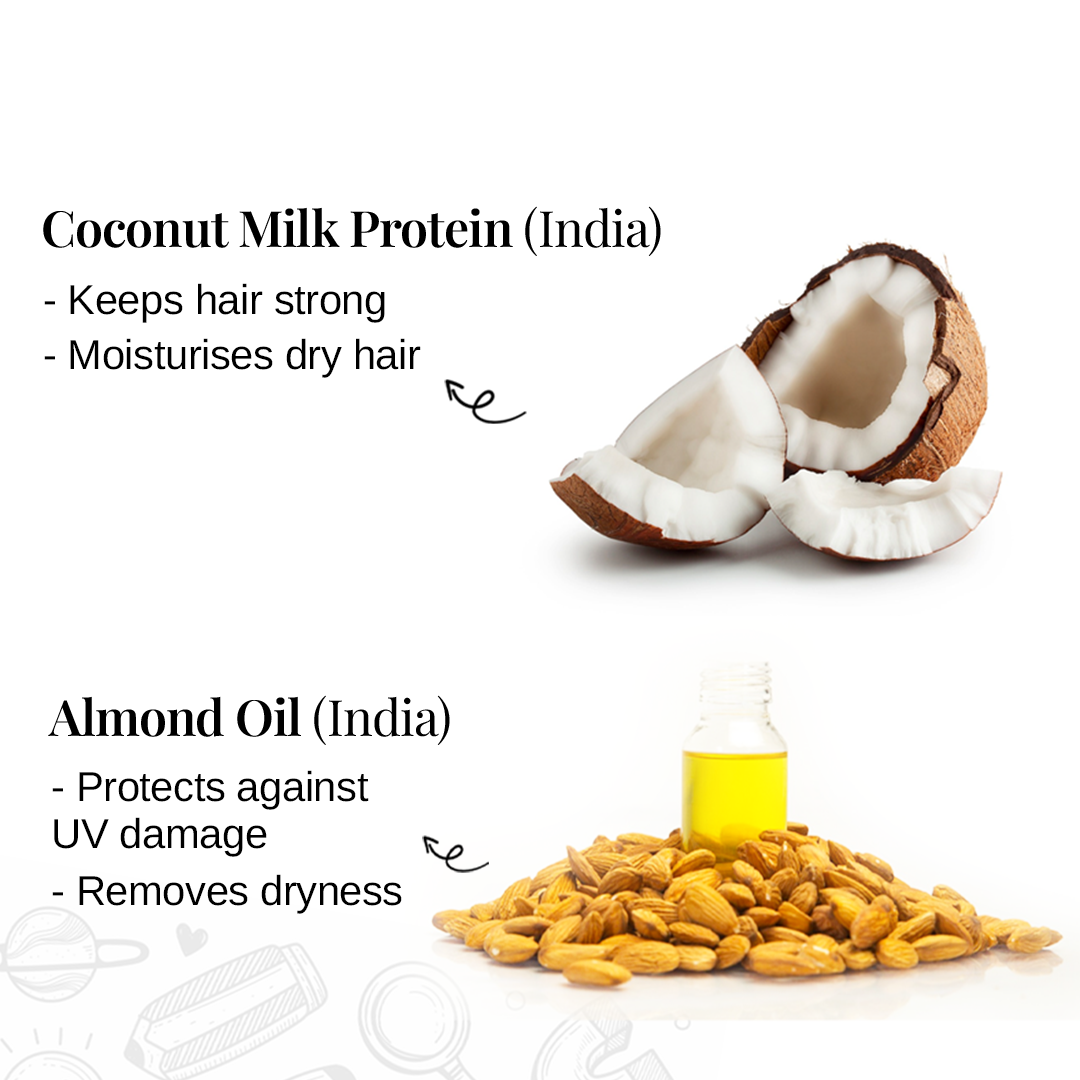 Gentle Cleansing Kids Shampoo With Almond Oil & Coconut Milk Protein- 250 ml | Pack of 2
