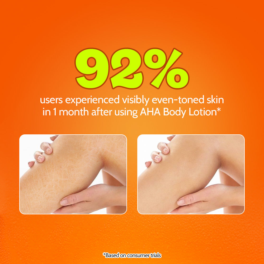 Detan Body Combo | Exfoliating Body Wash + AHA Body Lotion - 236 ml Each