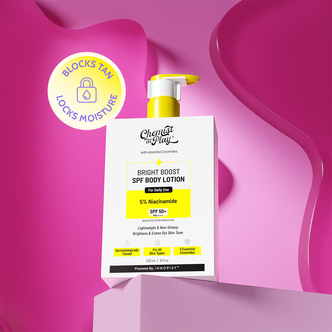 Bright Boost SPF Body Lotion with Niacinamide & SPF 50+ | 236 ml | Pack of 2
