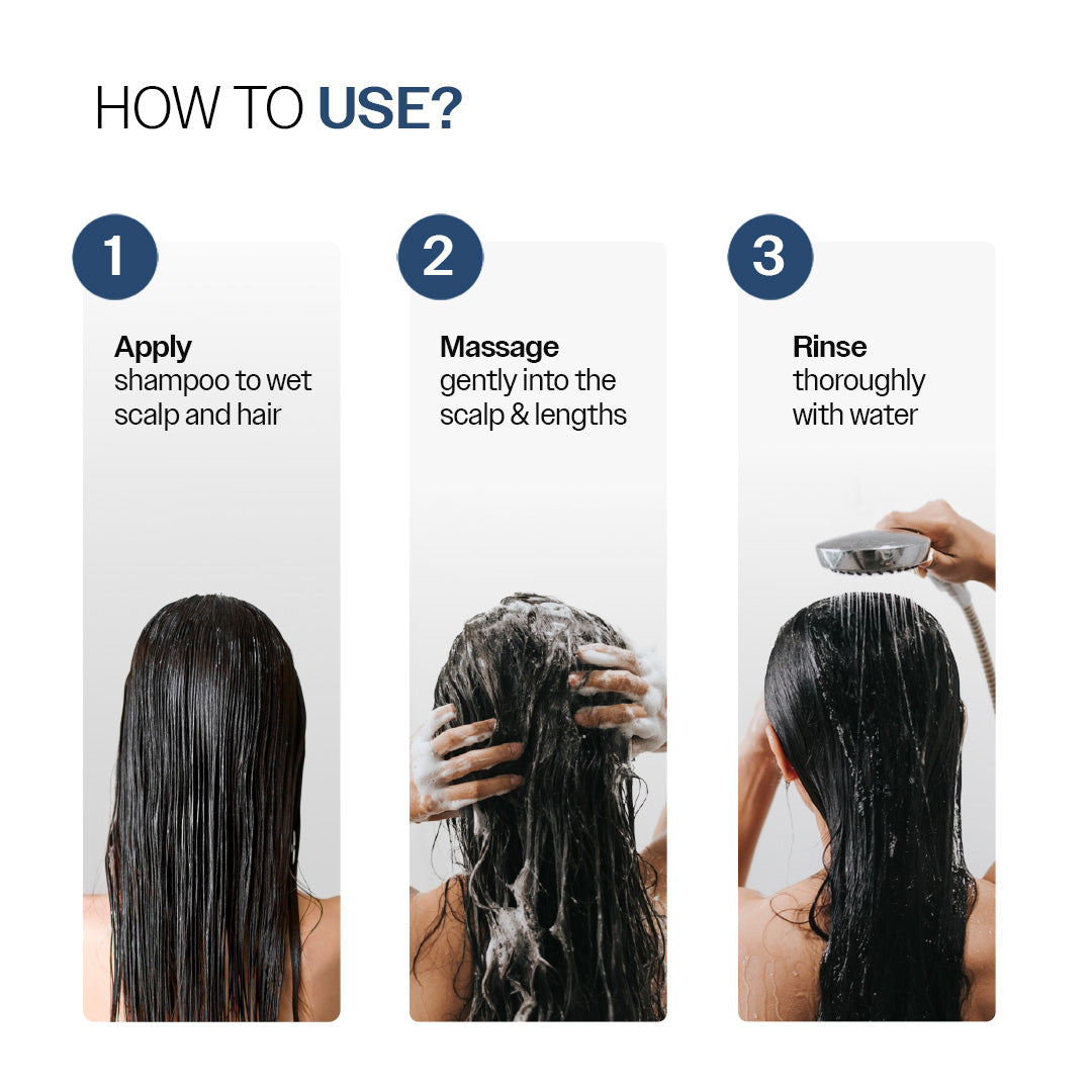 Anti-Hair Fall Shampoo With Adenosine & Peptides for Hair Fall Control - 750 ml