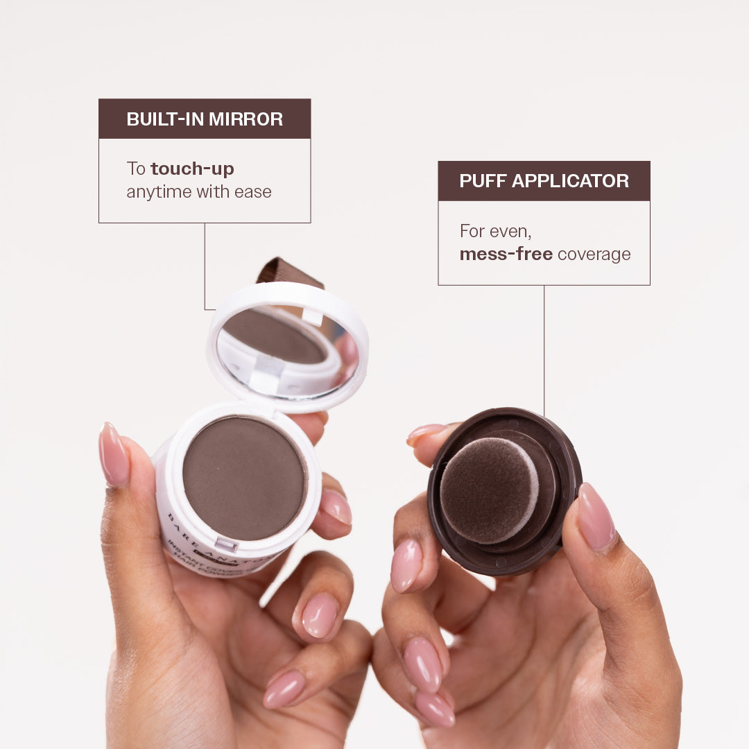 Instant Hair Cover-Up Powder Brown Color - 4 gm