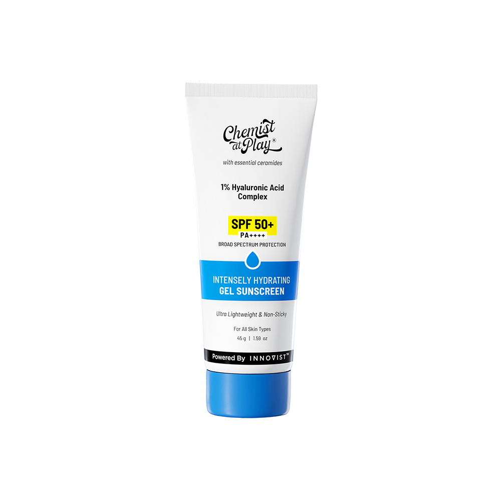 1% Hyaluronic Acid Gel Sunscreen For Deep Hydration | SPF 50+ PA++++ - 45 gm