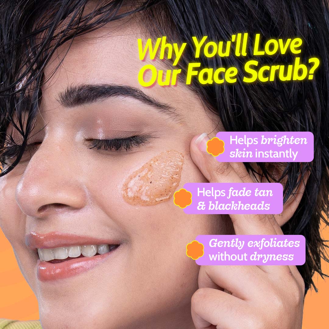 Complete Exfoliation Duo | Gentle Exfoliating Face Scrub - 100 ml & Exfoliating Body Scrub - 75 gm