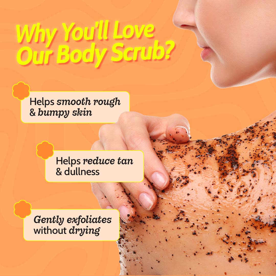 Complete Exfoliation Duo | Gentle Exfoliating Face Scrub - 100 ml & Exfoliating Body Scrub - 75 gm