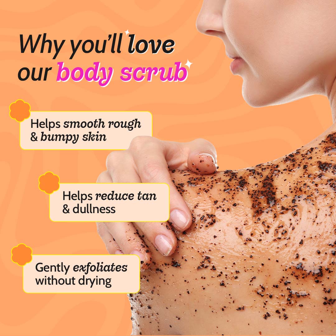 Glow & De-tan Essentials | Exfoliating Face Wash - 100 ml & Body Scrub - 75 gm