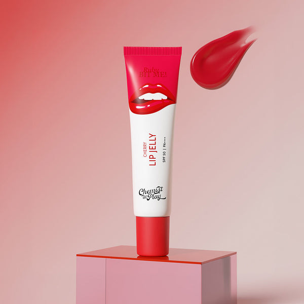 Ceramides + 2% Kojic Acid Tinted Lip Balm (Cherry) | SPF 50 PA++++ | 10 gm
