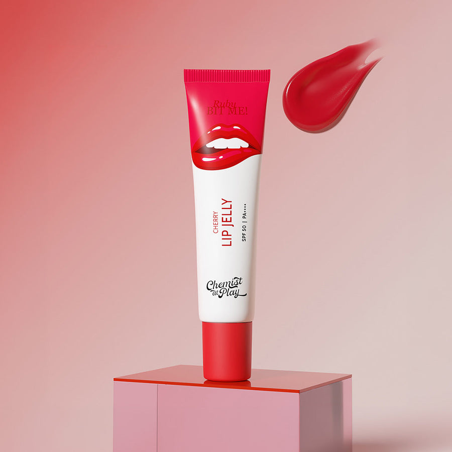 Ceramides + 2% Kojic Acid Tinted Lip Balm (Cherry) | SPF 50 PA++++ | 10 gm