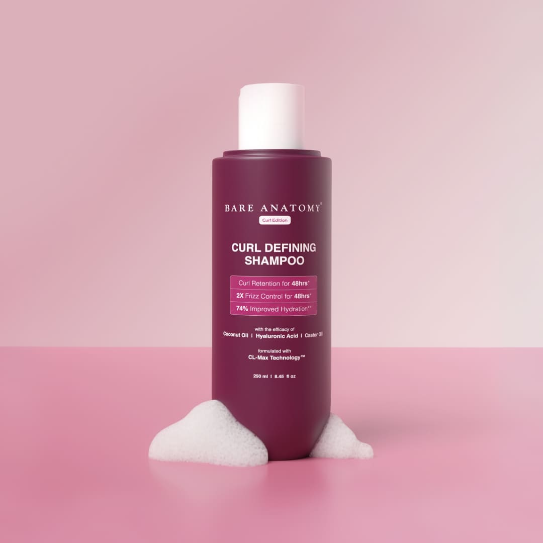 Curl Defining Shampoo With Hyaluronic Acid, Coconut Oil & Castor Oil - 250 ml