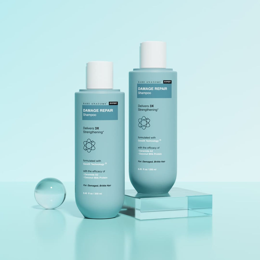 Damage Repair Shampoo With Ceramide A2 & Coconut Milk Protein - 250 ml | Pack of 2