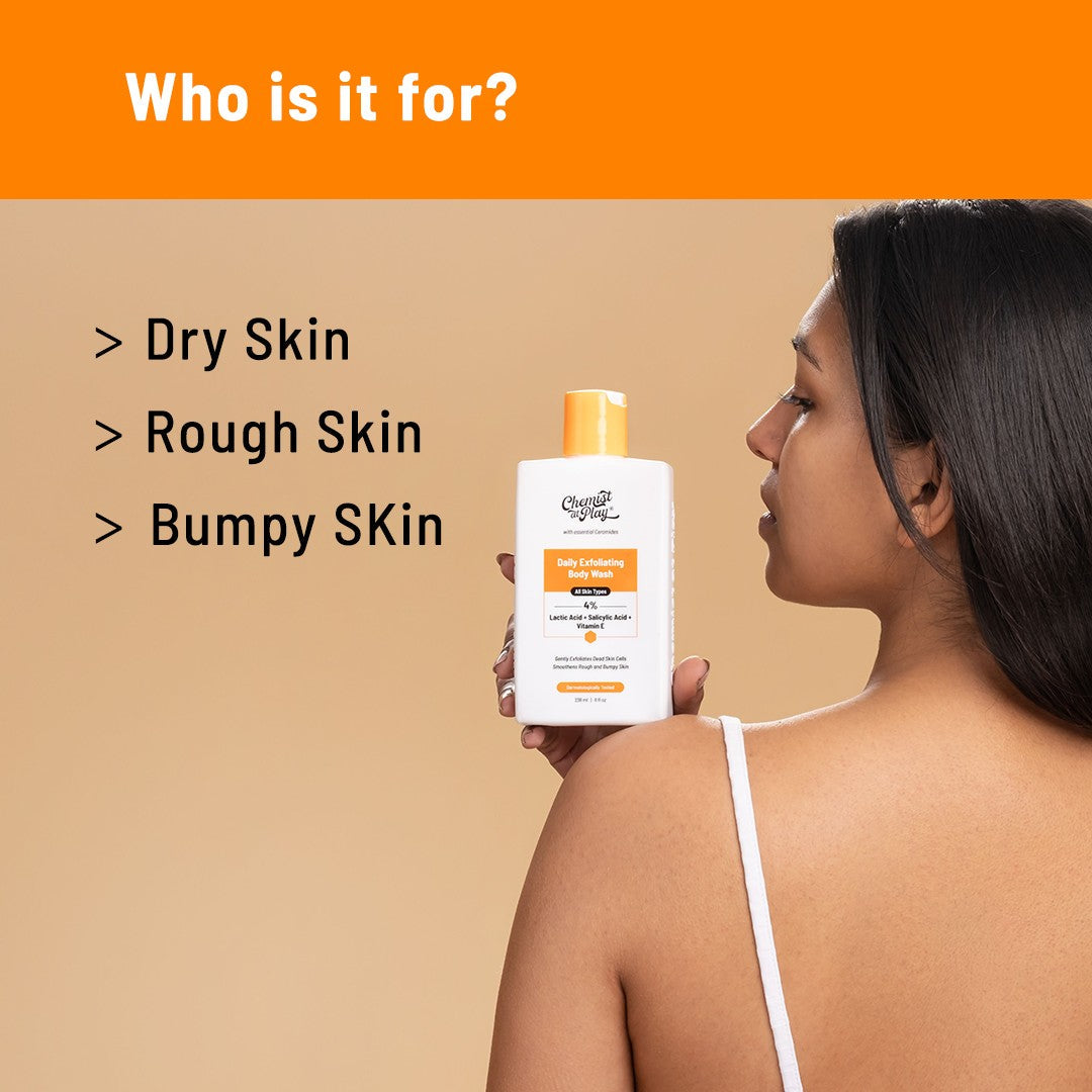 Daily Exfoliation Kit | Exfoliating Body Wash & AHA Body Lotion - 236 ml Each