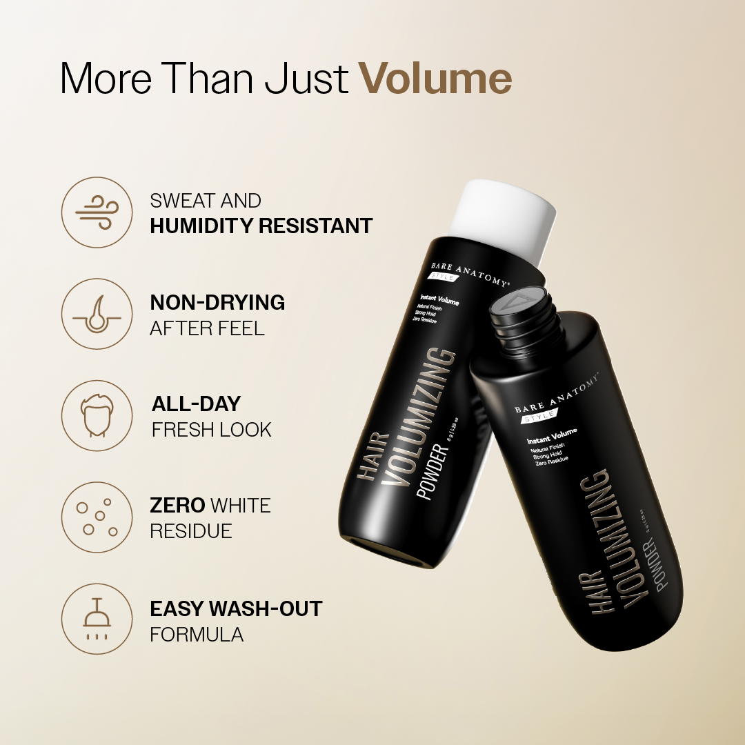 Hair Volumizing Powder With Rice Protein & Hydrolyzed Keratin- 8gm