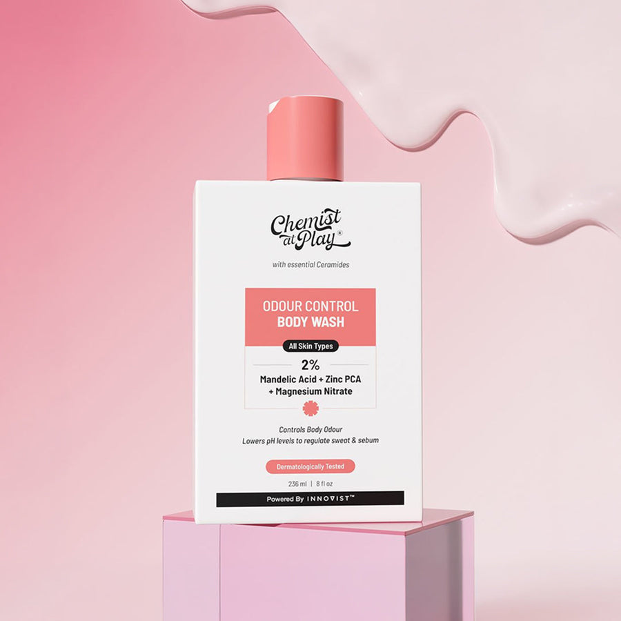 2% Mandelic Acid Odour Control Body Wash for Long Lasting Freshness - 236 ml