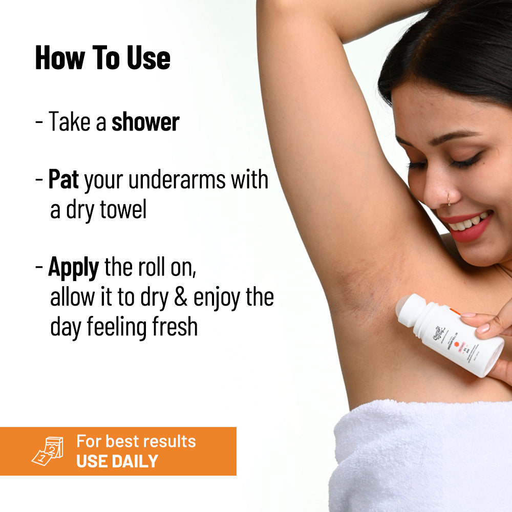 Feel Fresh! | Exfoliating Body Wash - 236 ml & Peach Underarm Roll On - 40 ml