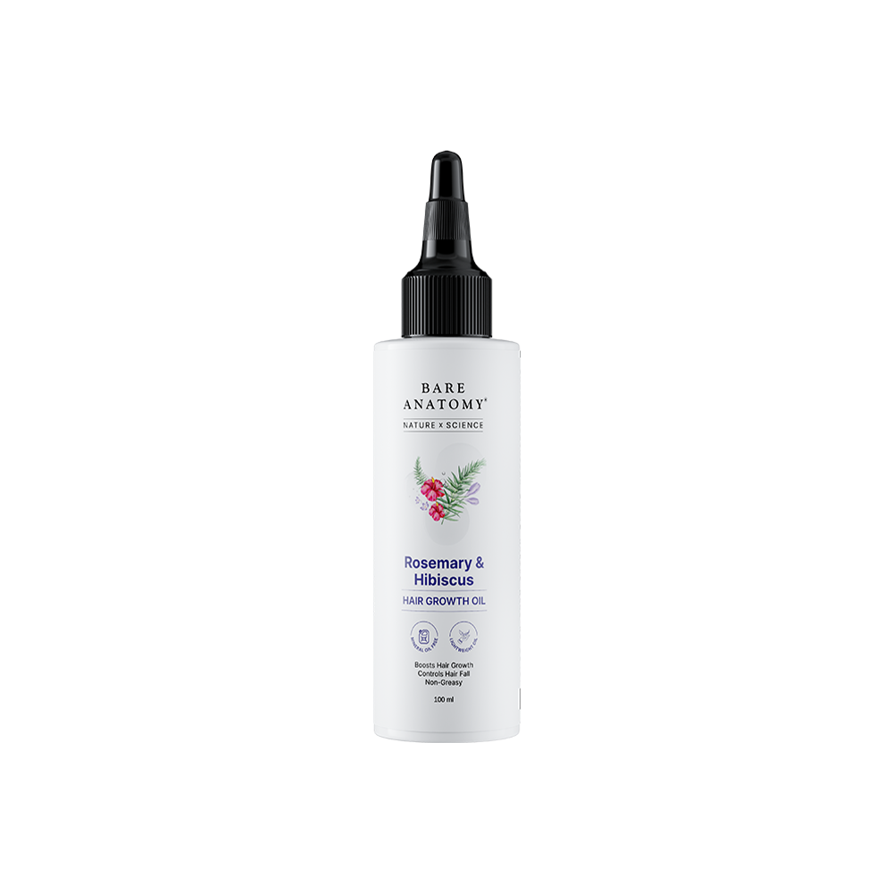 Rosemary & Hibiscus Hair Growth Oil With Redensyl, Biotin, Bhringraj & Aloe Vera - 100 ml | Pack of 2