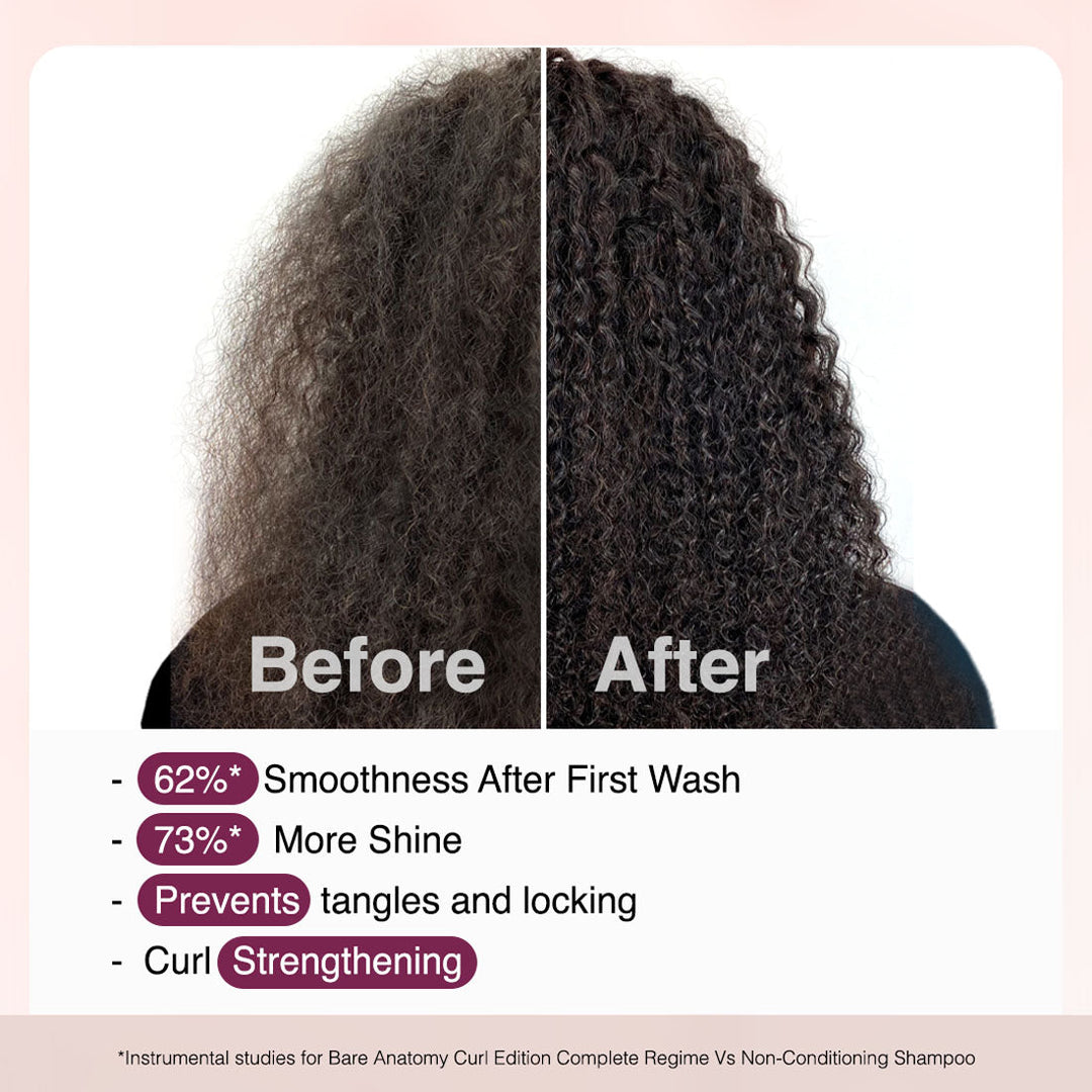 Curl Care Trio | Curl Defining Shampoo 250 ml, Hair Mask 250 gm & Gel 140 ml