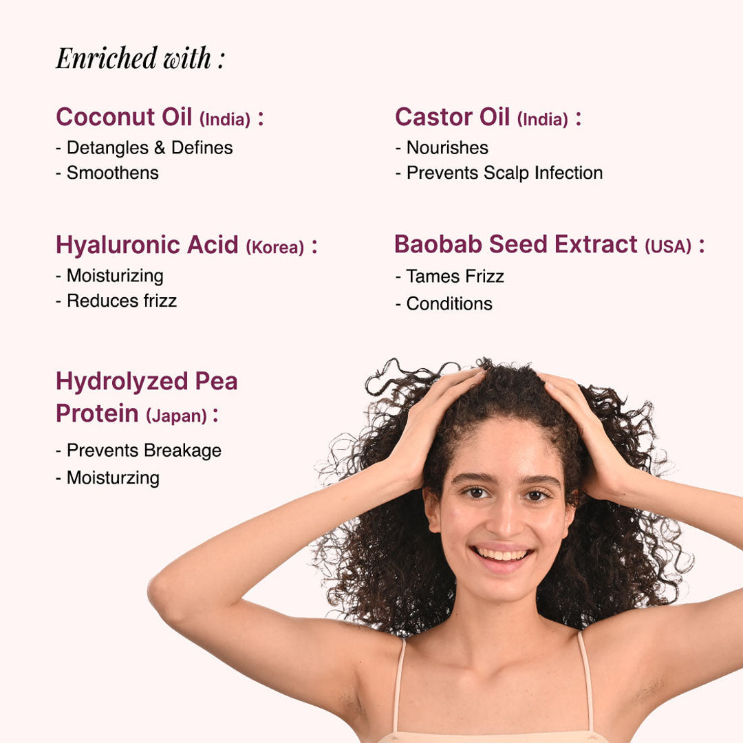 Curl Care Duo | Curl Defining Shampoo 250 ml & Curl Enhancing 250 gm