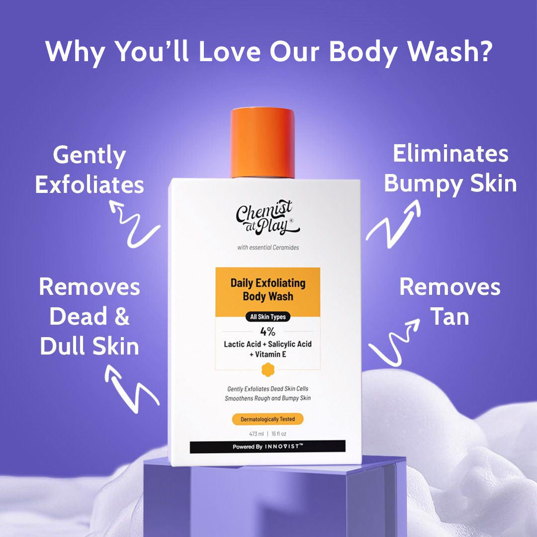 The Skin Reset Duo | Intensely Hydrating Gel Moisturizer - 100 ml & Exfoliating Body Wash - 236 ml