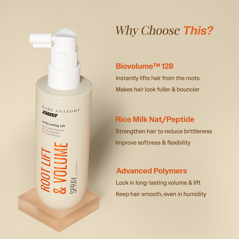 Root Lift & Volume Spray With Rice Milk Peptides and Advanced Polymers - 135 ml